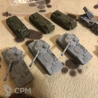 Описание картинки [КОПИЯ] Набор для Flames of War Team Yankee - World War III за USSR от Ivolga по цене 17 000руб | Свободный Рынок Миниатюр - СРМ