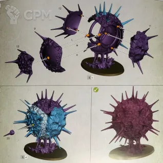 Описание картинки Endless Spell Manifestation Purple Sun of Shyish (Оригинал) от Vault Boy по цене 2 498руб | Свободный Рынок Миниатюр - СРМ
