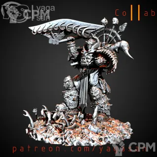 Описание картинки Khorne Warrior от Стальные Небеса по цене 500руб | Свободный Рынок Миниатюр - СРМ