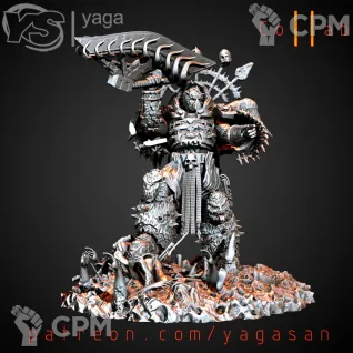 Описание картинки Khorne Warrior от Стальные Небеса по цене 500руб | Свободный Рынок Миниатюр - СРМ