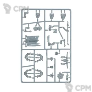 Описание картинки Orc &amp; Goblin Tribes Orc Boyz Command Group Sprue от Vault Boy по цене 2 498руб | Свободный Рынок Миниатюр - СРМ