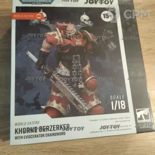 Описание картинки JOYTOY Warhammer 40K World Eaters Khorne Berzerker with Eviscerator Chainsword от amatveev по цене 3 700руб | Свободный Рынок Миниатюр - СРМ
