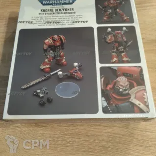 Описание картинки JOYTOY Warhammer 40K World Eaters Khorne Berzerker with Eviscerator Chainsword от amatveev по цене 3 700руб | Свободный Рынок Миниатюр - СРМ