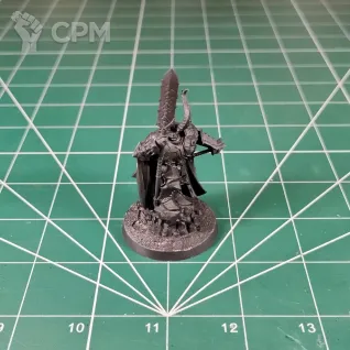 Описание картинки Slaves to Darkness Chaos Lord (Champion of Chaos) от Каджит по цене 2 498руб | Свободный Рынок Миниатюр - СРМ