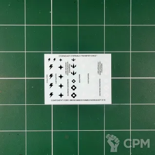 Описание картинки Stormcast Eternals Transfer Sheet I (Декали) от Vault Boy по цене 98руб | Свободный Рынок Миниатюр - СРМ