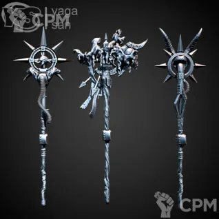 Описание картинки CSM Staffs от Стальные Небеса по цене 225руб | Свободный Рынок Миниатюр - СРМ
