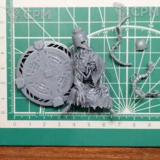 Описание картинки Dark Mechanicum Tech Priest v2 от Стальные Небеса по цене 400руб | Свободный Рынок Миниатюр - СРМ