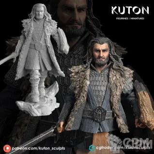 Описание картинки Thorin Oakenshield от Naggaroth Night по цене 1 000руб | Свободный Рынок Миниатюр - СРМ