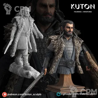 Описание картинки Thorin Oakenshield от Naggaroth Night по цене 1 000руб | Свободный Рынок Миниатюр - СРМ