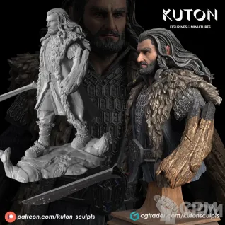 Описание картинки Thorin Oakenshield от Naggaroth Night по цене 1 000руб | Свободный Рынок Миниатюр - СРМ