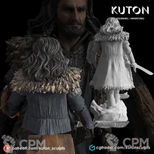 Описание картинки Thorin Oakenshield от Naggaroth Night по цене 1 000руб | Свободный Рынок Миниатюр - СРМ