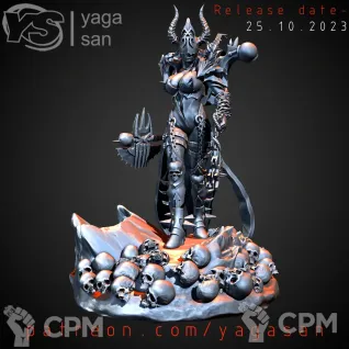 Описание картинки Khorne Sister / Сестра Кхорна от Nocte Ferro по цене 350руб | Свободный Рынок Миниатюр - СРМ