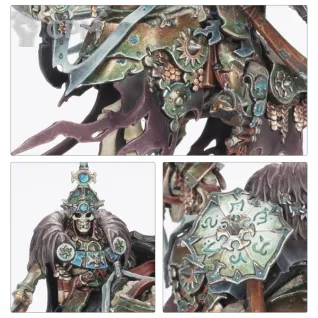 Описание картинки Soulblight Gravelords Wight King or Wight Lord on Skeletal Steed от Vault Boy по цене 5 998руб | Свободный Рынок Миниатюр - СРМ