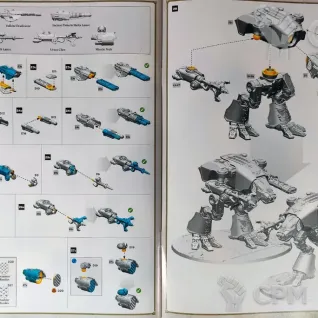Описание картинки Warhound Titan with Ursus Claws and Melta Lances от Vault Boy по цене 4 798руб | Свободный Рынок Миниатюр - СРМ