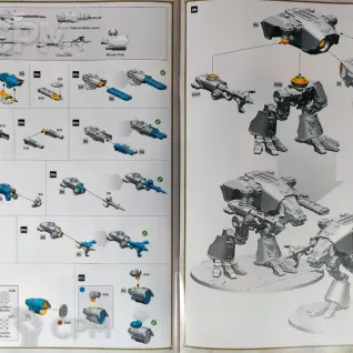 Описание картинки Warhound Titans with Ursus Claws and Melta Lances от Vault Boy по цене 5 998руб | Свободный Рынок Миниатюр - СРМ