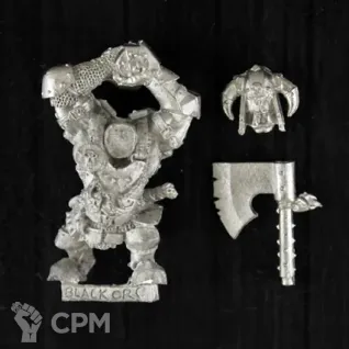 Описание картинки Warhammer Fantasy Battles - Black orc Boss - Limited Edition - Games day (2000) от  по цене 500руб | Свободный Рынок Миниатюр - СРМ