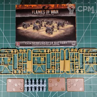 Описание картинки GBX118 15cm Nebelwerfer Battery Mid War x3 Guns Plastic от Vault Boy по цене 2 798руб | Свободный Рынок Миниатюр - СРМ