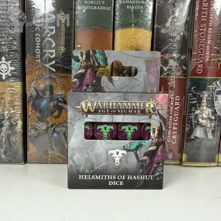 Описание картинки Helsmiths of Hashut dice set от Slobarev  по цене 3 500руб | Свободный Рынок Миниатюр - СРМ