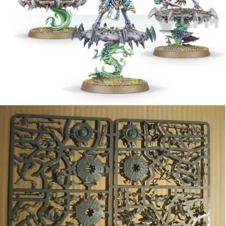 Описание картинки Tzaangor Enlightened от Black Legion Hall по цене 4 730руб | Свободный Рынок Миниатюр - СРМ