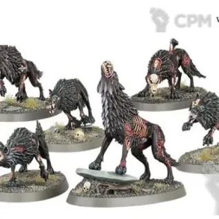 Описание картинки Dire Wolves от JANIX 3D STUDIO  по цене 1 200руб | Свободный Рынок Миниатюр - СРМ