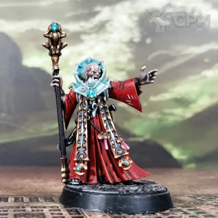 Описание картинки Genestealer Cults Magus от Каджит по цене 1 898руб | Свободный Рынок Миниатюр - СРМ
