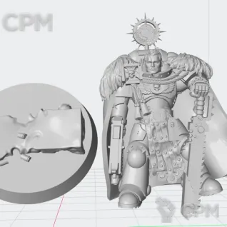 Описание картинки Captain Titus от White Rhino по цене 399руб | Свободный Рынок Миниатюр - СРМ