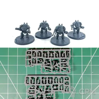 Описание картинки Legions Imperialis Contemptor Dreadnought x4 от Vault Boy по цене 1 998руб | Свободный Рынок Миниатюр - СРМ