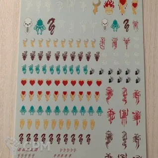 Описание картинки декали темных эльфов от zurdo по цене 400руб | Свободный Рынок Миниатюр - СРМ