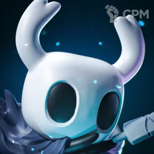 Описание картинки Полый рыцарь Hollow knight от Кира по цене 3 000руб | Свободный Рынок Миниатюр - СРМ