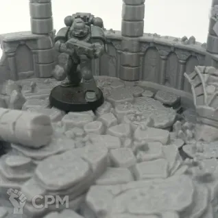 Описание картинки Древние Руины - Фэнтези Террейн, Goblin Grotto от Terrain Print по цене 2 450руб | Свободный Рынок Миниатюр - СРМ
