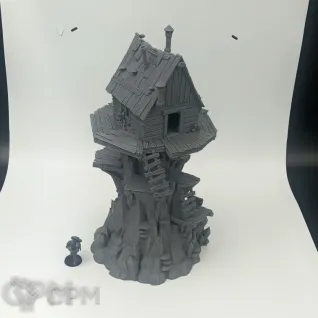 Описание картинки Гоблинская Хижина - Фэнтези Террейн, Goblin Grotto от Terrain Print по цене 2 300руб | Свободный Рынок Миниатюр - СРМ