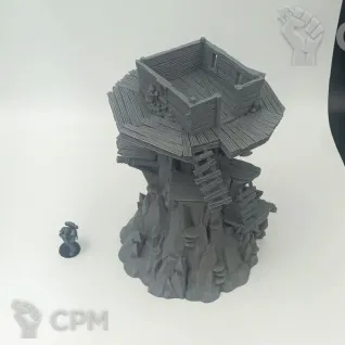 Описание картинки Гоблинская Хижина - Фэнтези Террейн, Goblin Grotto от Terrain Print по цене 2 300руб | Свободный Рынок Миниатюр - СРМ