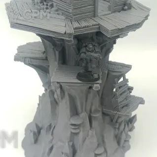 Описание картинки Гоблинская Хижина - Фэнтези Террейн, Goblin Grotto от Terrain Print по цене 2 300руб | Свободный Рынок Миниатюр - СРМ
