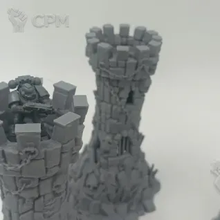 Описание картинки Гоблинские Вышки - Фэнтези Террейн, Goblin Grotto от Terrain Print по цене 1 500руб | Свободный Рынок Миниатюр - СРМ