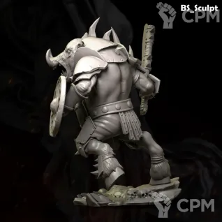 Описание картинки Pig Beastman от Naggaroth Night по цене 2 000руб | Свободный Рынок Миниатюр - СРМ
