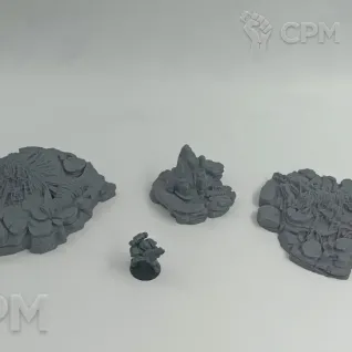 Описание картинки Паучьи Логова - Фэнтези Террейн, Goblin Grotto от Terrain Print по цене 2 400руб | Свободный Рынок Миниатюр - СРМ