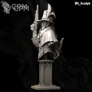 Описание картинки Witch Hunter (Bust) от Naggaroth Night по цене 2 000руб | Свободный Рынок Миниатюр - СРМ