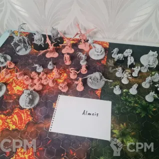 Описание картинки Кастилья + Бенздна + поля и все что надо для игры от Almeis по цене 15 000руб | Свободный Рынок Миниатюр - СРМ