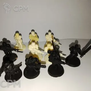 Описание картинки Cadian shock troops от Labibuz по цене 1 000руб | Свободный Рынок Миниатюр - СРМ