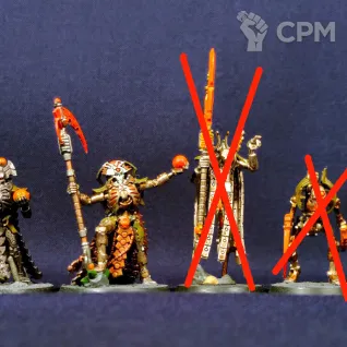 Описание картинки Necrons Overlords Mephrit Dynasty от Каджит по цене 2 498руб | Свободный Рынок Миниатюр - СРМ