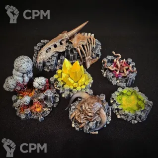 Описание картинки Beastgrave Primal Lair террейн от Gaz по цене 7 500руб | Свободный Рынок Миниатюр - СРМ