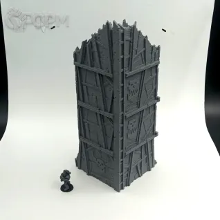 Описание картинки Лагерь Орков - Sci-Fi Террейн от Terrain Print по цене 2 850руб | Свободный Рынок Миниатюр - СРМ