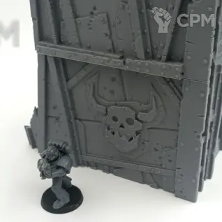 Описание картинки Лагерь Орков - Sci-Fi Террейн от Terrain Print по цене 2 850руб | Свободный Рынок Миниатюр - СРМ