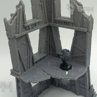 Описание картинки Лагерь Орков - Sci-Fi Террейн от Terrain Print по цене 2 850руб | Свободный Рынок Миниатюр - СРМ