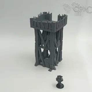 Описание картинки Лагерь Орков - Sci-Fi Террейн от Terrain Print по цене 2 850руб | Свободный Рынок Миниатюр - СРМ