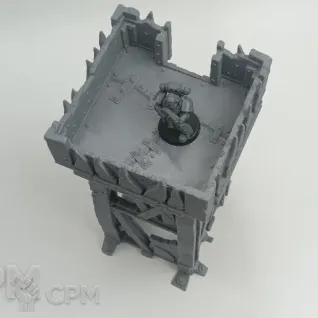 Описание картинки Лагерь Орков - Sci-Fi Террейн от Terrain Print по цене 2 850руб | Свободный Рынок Миниатюр - СРМ