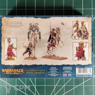 Описание картинки Tomb Kings Of Khemri Royal Heralds от Vault Boy по цене 5 198руб | Свободный Рынок Миниатюр - СРМ