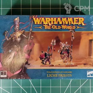 Описание картинки Tomb Kings Of Khemri Liche Priests от Vault Boy по цене 5 198руб | Свободный Рынок Миниатюр - СРМ