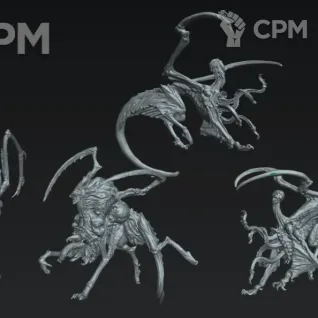 Описание картинки Prowlers The Great Hunger от Manufactorum76 по цене 1 125руб | Свободный Рынок Миниатюр - СРМ