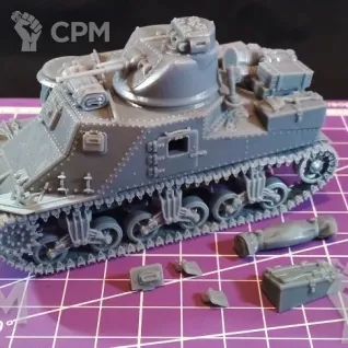 Описание картинки Американский средний танк M3 Lee / масштаб 1:56/ 28мм от DModels по цене 1 800руб | Свободный Рынок Миниатюр - СРМ